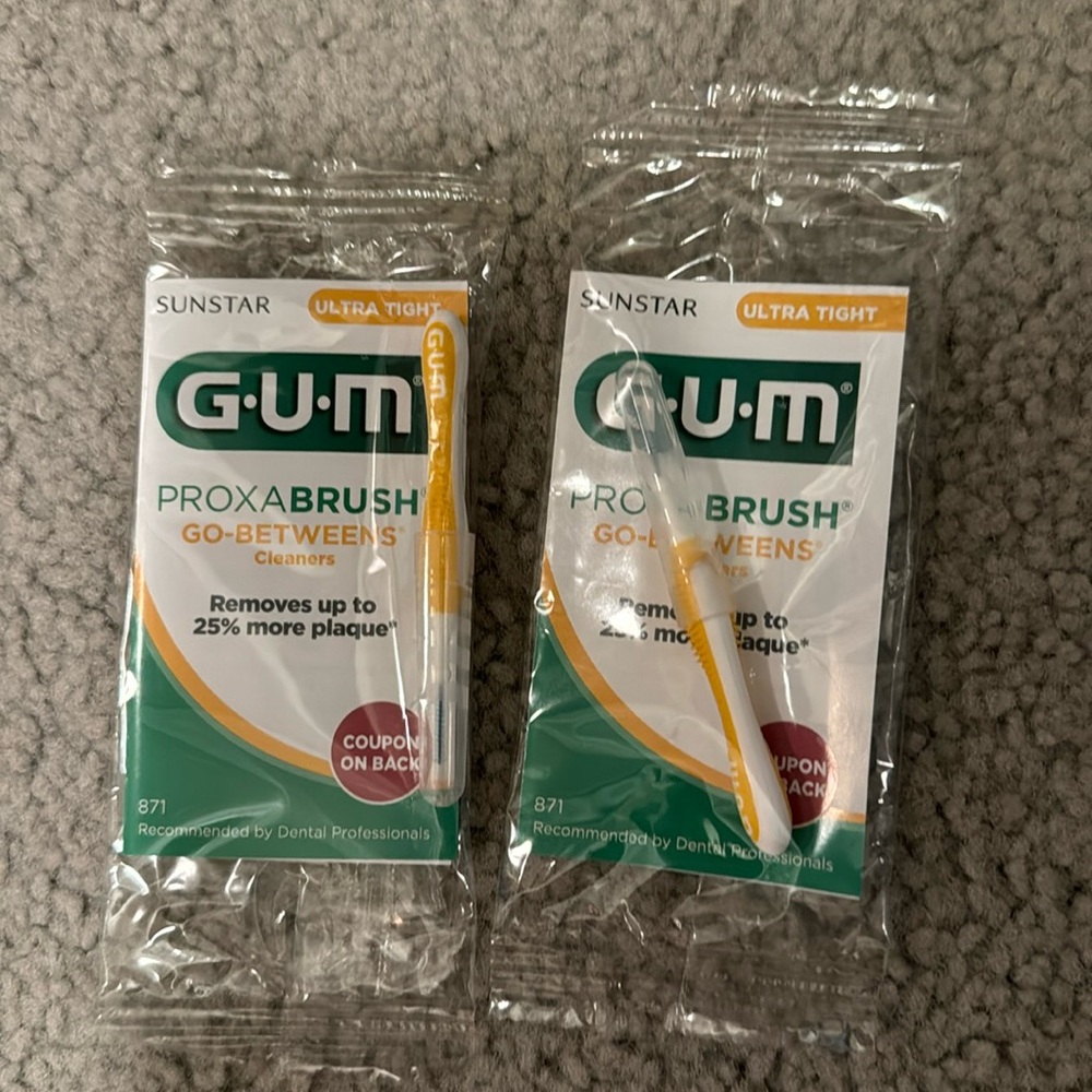 GUM Proxabrush Go-Betweens - Ultra Tight- brand new 2 packs